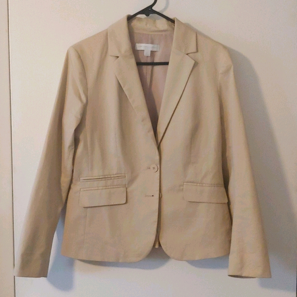 Beige NY&C suit jacket